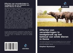 Effecten van veranderingen in landgebruik op het behoud van wilde dieren in Kenia - Nyamasyo, Stephen