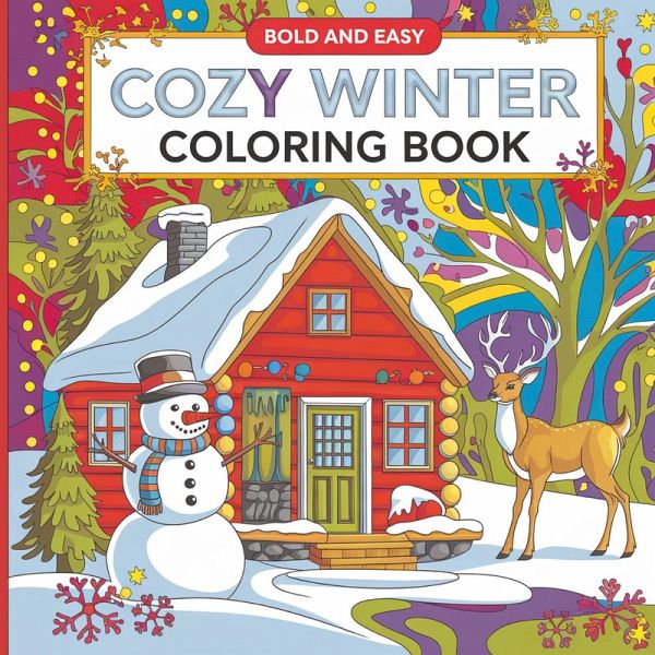 Bold and Easy Cozy Winter Coloring Book Bold and Easy Cozy Winter Coloring Book