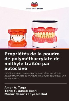 Propriétés de la poudre de polyméthacrylate de méthyle traitée par autoclave - Taqa, Amer A.;Y. Qasab Bashi, Tariq;Nazar Yahya Nazhat, Manar