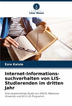 Internet-Informations- suchverhalten von LIS-Studierenden im dritten Jahr - Kalule, Ezra