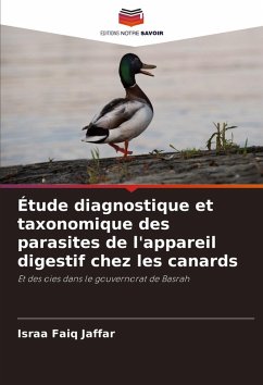 Cover Étude diagnostique et taxonomique des parasites de l'appareil digestif chez les canards