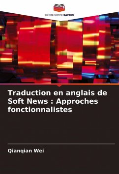 Cover Traduction en anglais de Soft News : Approches fonctionnalistes