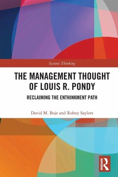 Cover The Management Thought of Louis R. Pondy