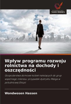 Cover Wp¿yw programu rozwoju rolnictwa na dochody i oszcz¿dno¿ci