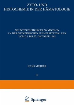 Cover Zyto- und Histochemie in der Hämatologie. Neuntes Freiburger Symposion.
