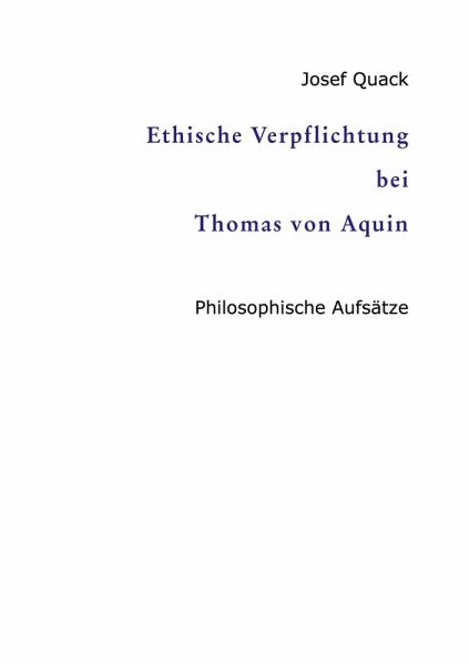 Ethische Verpflichtung bei Thomas von Aquin