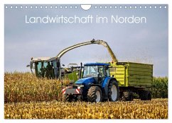 Landwirtschaft im Norden (Wandkalender 2025 DIN A4 quer), CALVENDO Monatskalender