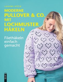 Cover Moderne Pullover & Co. mit Lochmuster häkeln