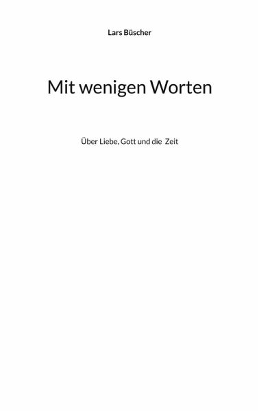 Mit wenigen Worten (eBook, ePUB)