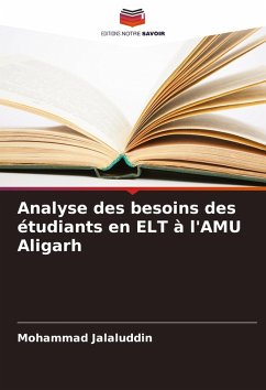 Cover Analyse des besoins des étudiants en ELT à l'AMU Aligarh