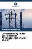 Umweltprüfung in der geschlossenen Aktiengesellschaft "Jsc Obolon" Umweltprüfung in der geschlossenen Aktiengesellschaft "Jsc Obolon"