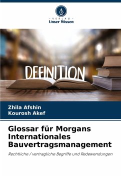 Cover Glossar für Morgans Internationales Bauvertragsmanagement