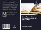 Behoeftenanalyse van ELT-studenten aan de AMU Aligarh Behoeftenanalyse van ELT-studenten aan de AMU Aligarh