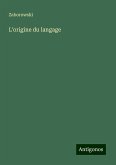 L'origine du langage