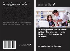 Cover Investigación sobre cómo aplicar las metodologías TESOL en las aulas de idiomas