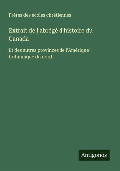 Cover Extrait de l'abrégé d'histoire du Canada