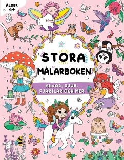 Cover Stora målarboken för flickor