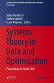 Systems Theory in Data and Optimization Systems Theory in Data and Optimization