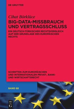 Big-Data-Missbrauch und Vertragsschluss - Börklüce, Cihat