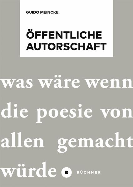 Öffentliche Autorschaft (eBook, ePUB)