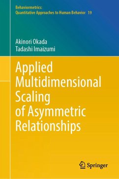 Applied Multidimensional Scaling of Asymmetric Relationships (eBook, PDF) - Okada, Akinori; Imaizumi, Tadashi