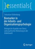 Biomarker in der Arbeits- und Organisationspsychologie (eBook, PDF)