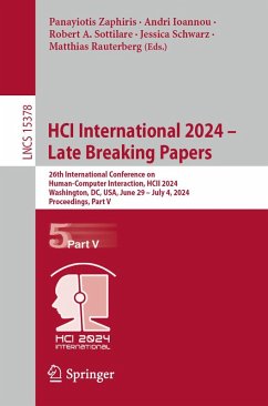 Cover HCI International 2024 - Late Breaking Papers (eBook, PDF)