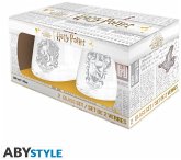 HARRY POTTER 2 Glass Set Ravenclaw & Hufflepuff HARRY POTTER 2 Glass Set Ravenclaw & Hufflepuff