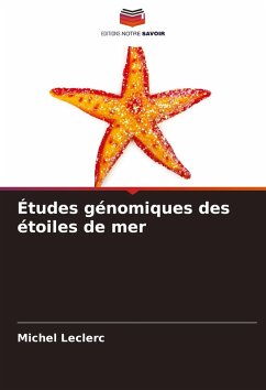Cover Études génomiques des étoiles de mer