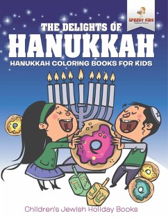 The Delights of Hanukkah - Hanukkah Coloring Books for Kids   Children's Jewish Holiday Books - Speedy Kids