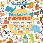 Animal Coloring Book. Fun Learning Experience for Improved Identification and Knowledge of Sea Creatures and Animals. Coloring and How to Draw Templates for Relaxation