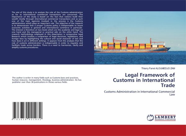 Legal Framework of Customs in International Trade Legal Framework of Customs in International Trade