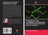 Preferências dos candidatos a professores em matéria de educação para os valores