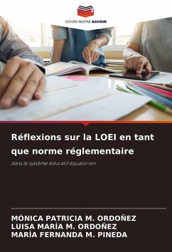 Cover Réflexions sur la LOEI en tant que norme réglementaire