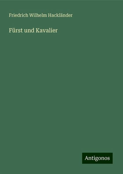 Fürst und Kavalier
