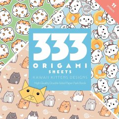 Cover 333 Origami Sheets Kawaii Kittens Designs