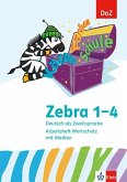 Zebra. Deutsch als Zweitsprache. Arbeitsheft Wortschatz mit Medien Klasse 1-4
