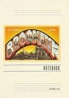 Cover Vintage Lined Notebook Greetings from Brooklyn