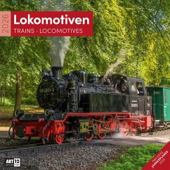 Cover Lokomotiven Broschürenkalender 2026 - 30x30 - Art12