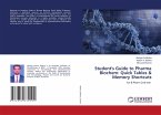 Student's Guide to Pharma Biochem: Quick Tables & Memory Shortcuts