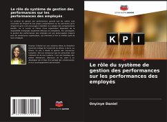 Le rôle du système de gestion des performances sur les performances des employés - Daniel, Onyinye