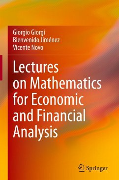 Cover Lectures on Mathematics for Economic and Financial Analysis