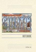 Cover Vintage Lined Notebook Greetings from Gallatin, Tennessee