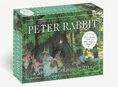 Cover The Classic Tale of Peter Rabbit 200-Piece Jigsaw Puzzle and Book