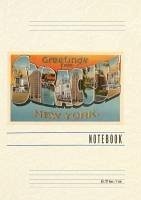 Cover Vintage Lined Notebook Greetings from Syracuse, New York