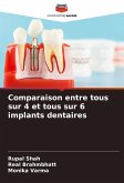 Comparaison entre tous sur 4 et tous sur 6 implants dentaires