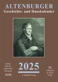 Altenburger Geschichts- und Hauskalender 2025 Altenburger Geschichts- und Hauskalender 2025