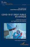 Covid-19 et droit public en Afrique Covid-19 et droit public en Afrique
