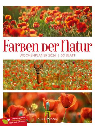 Farben der Natur Wochenplaner Kalender 2026