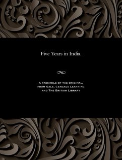 Cover Five Years in India.